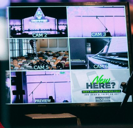 Multi-camera monitor feed